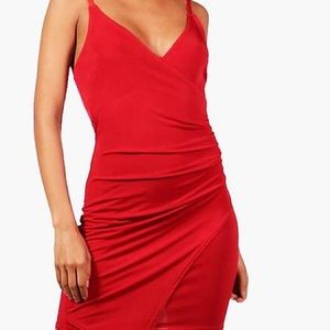 Red Wrap Dress